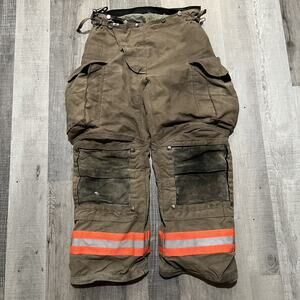 Lion Apparel Janesville VTG 2001 Firefighter Turnout Bunker Pants With Liner 36L
